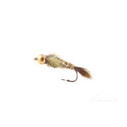 Beaded Nymphs Hares Ear Nymph Bead Head Olive $2.42