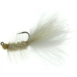 Tungsten Nymphs TJ Woolly Bugger White $3.00