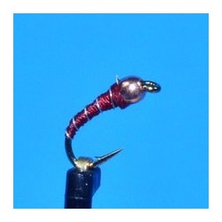 Tungsten Nymphs Tungsten Bead Head Ruby II Midge $3.00