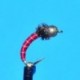 Tungsten Nymphs Tungsten Bead Head Zebra Midge Red $3.00
