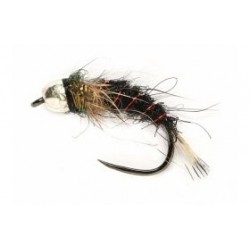 Tungsten Nymphs Tungsten SR Silver and Black Killer $3.00
