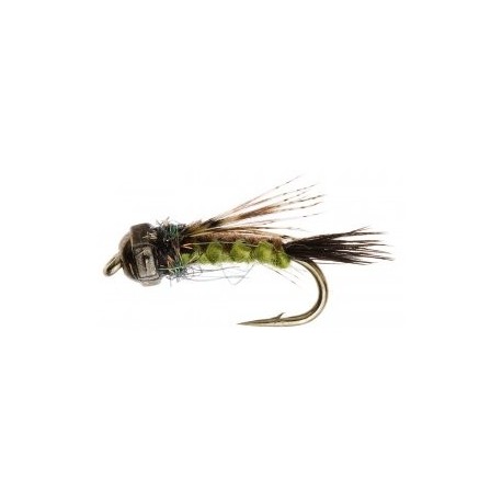 Tungsten Nymphs Woven Nymph Brown Olive $3.00