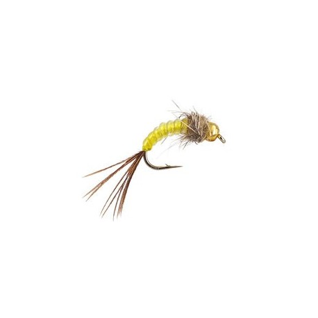 Tungsten Nymphs yellow body glass tg nymph $3.00