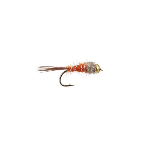 Beaded Nymphs Johns Orange Grey Nymph $2.42