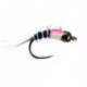 Barbless Flies Innov BH Black Nymph BL White Pearl $2.34