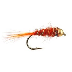 Beaded Nymphs Orange Basic BH Nmyph $2.42