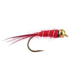 Beaded Nymphs Red Basic BH Nmyph $2.42