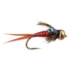 Beaded Nymphs Red Copper John $2.42