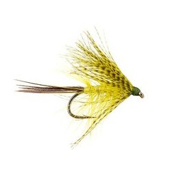 Wets Olive Hackled Mayfly 10 $2.34