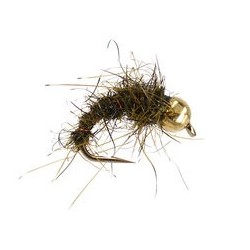 Beaded Nymphs Rough Dark Olive Hares Catcher $2.42