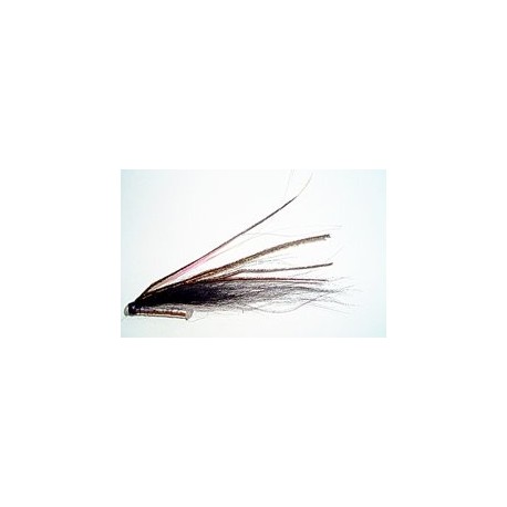 Tubes Sunrays Shadow Black  Plastic Tube Fly $6.80