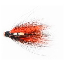 Tubes Black and Orange Ghost  Copper Tube Fly $6.80