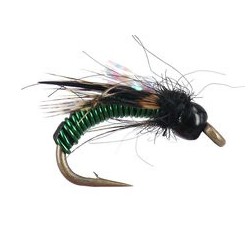 Beaded Nymphs Wired Caddis  Olive $2.42