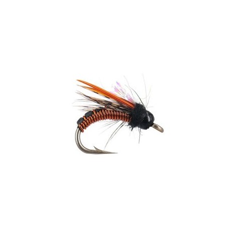 Beaded Nymphs Wired Caddis Amber $2.42