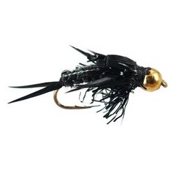 Beaded Nymphs Woven Black BH Stonefly $2.42