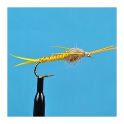Beaded Nymphs Woven Stone Fly Nymph Golden $2.42