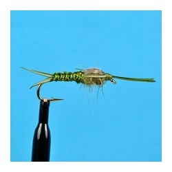 Beaded Nymphs Woven Stone Fly Nymph Olive $2.42