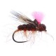 Barbless Flies Ales High Viz Caddis Large Orange BL $2.34
