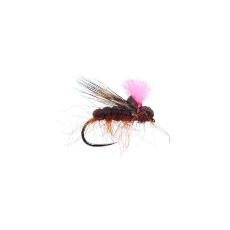 Barbless Flies Ales High Viz Caddis Large Orange BL $2.34