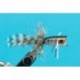 Bass Flies bass popper black white large $8.50