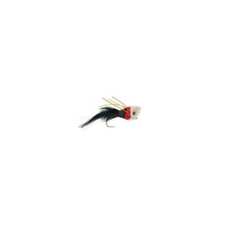 Bass Flies Bass Bug Black Red White $8.50