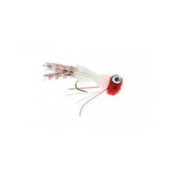 Bass Flies Bass Bug Red White $8.50