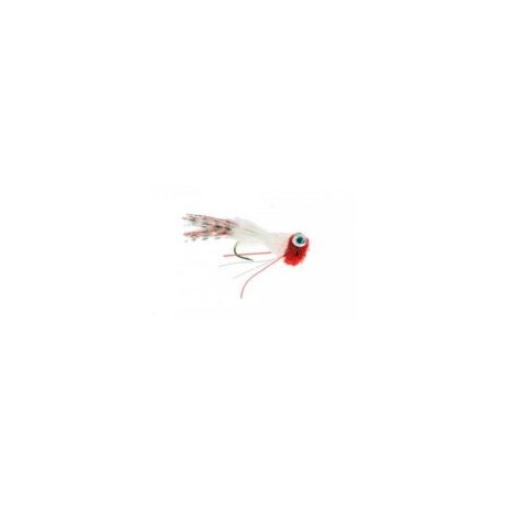 Bass Flies Bass Bug Red White $8.50