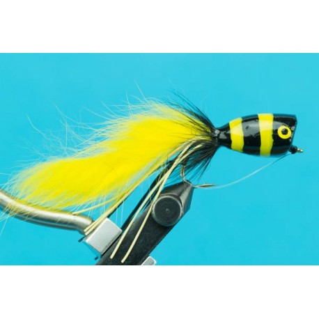 Bass Flies bumble bee popper $8.50