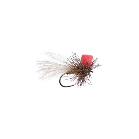 Barbless Flies Natural High Viz Caddis BL Red Post $2.34