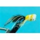 Bass Flies deer hair hopper white yellow $8.50