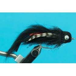 Bass Flies dilg slider black large $8.50