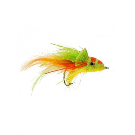 Bass Flies diver chartreuse and yellow $8.50