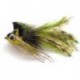 Bass Flies diving yellow olive bass bug $8.50
