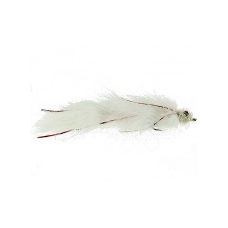 Bass Flies double peanut white red $8.50