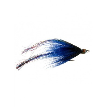 Bass Flies flash fish blue black $8.50