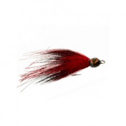 Bass Flies flash fish red black $8.50