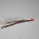 Lures 2 orange white snake $2.34