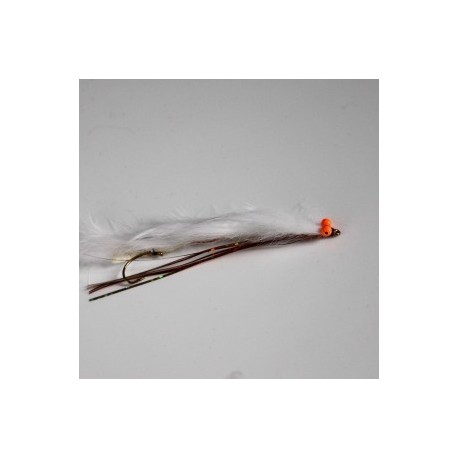 Lures 2 orange white snake $2.34