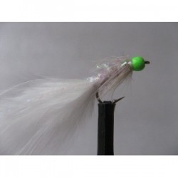 Lures 2 hot head green white tadpole $2.34