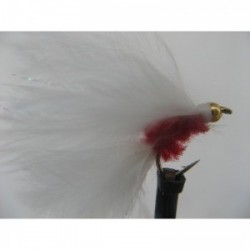 Lures 2 gold head red white mini cats whisker $2.34